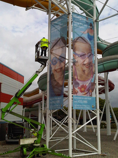 Mesh Banners - PVC Mesh is a lightweight fabric material that's easy to handle yet ultra strong in order to withstand the harshest weather conditions.