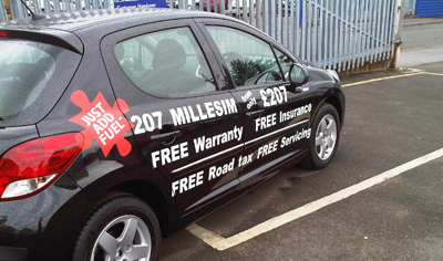 Vinyl vehicle wraps